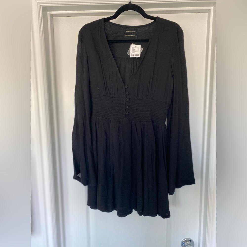 Urban Outfitters black long sleeve dress